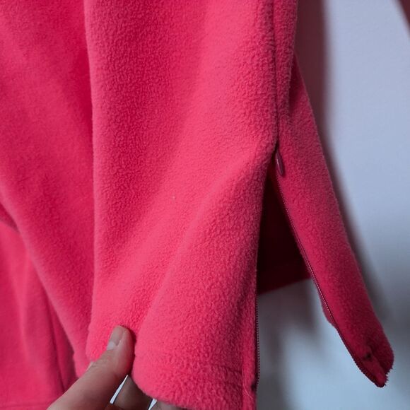 GAP Neon Pink Fleece Turtleneck Sweater, Women's Medium - Picture 3 of 9